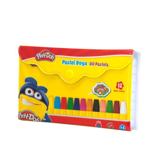 Play-Doh  Çantalı Pastel Boya Seti 12 Renk