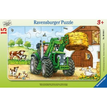 Ravensburger Tractor Çerçeveli Çocuk Puzzle