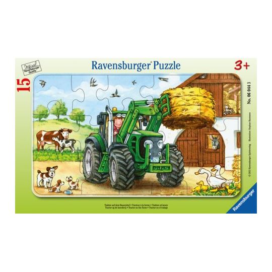 Ravensburger Tractor Çerçeveli Çocuk Puzzle