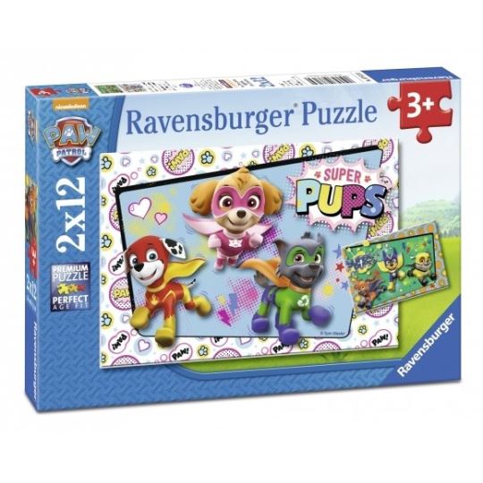 Ravensburger Paw Patrol 2X12 Parça Çocuk Puzzle