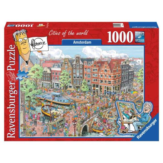 Ravensburger Amsterdam Karikatür 1000 Parça Yetişkin Puzzle