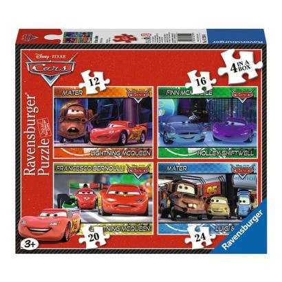 Ravensburger Wd Cars 4'Ü 1 Arada Çocuk Puzzle