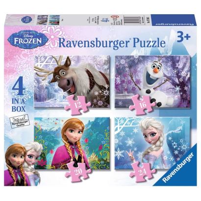 Ravensburger Wd Frozen 4'Ü 1 Arada Çocuk Puzzle