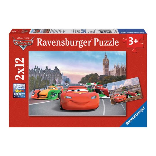 Ravensburger Wd Cars 2X12 Parça Çocuk Puzzle