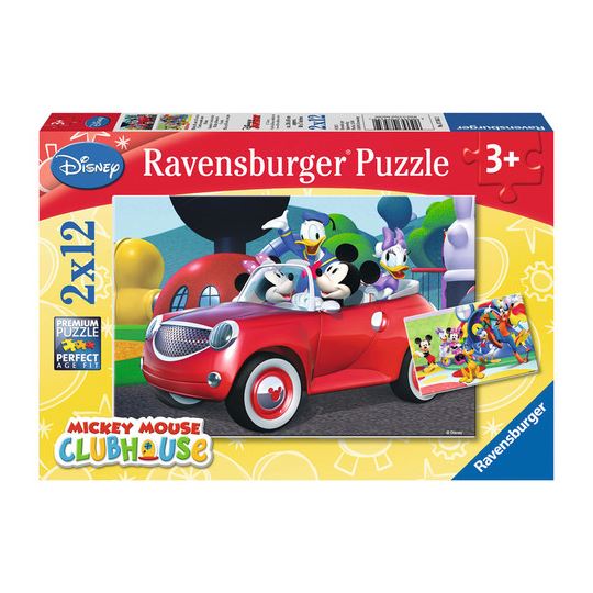Ravensburger Wd Mickey 2X12 Parça Çocuk Puzzle