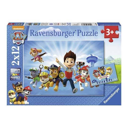 Ravensburger Paw Patrol 2X12 Parça Çocuk Puzzle