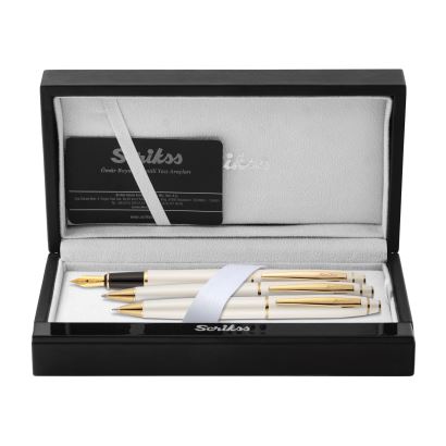 Scrikss 35 Noble Beyaz Gold 3Lü Set