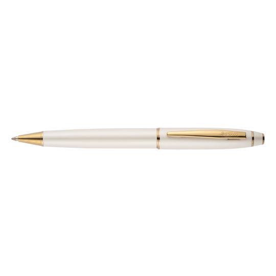 Scrikss 35 Noble Beyaz Gold Tükenmez Kalem