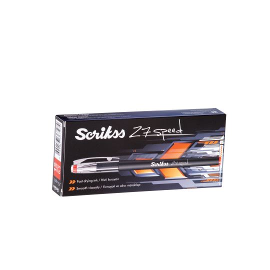 Scrikss Speed Gel Tükenmez Kalem 0.7 Kırmızı