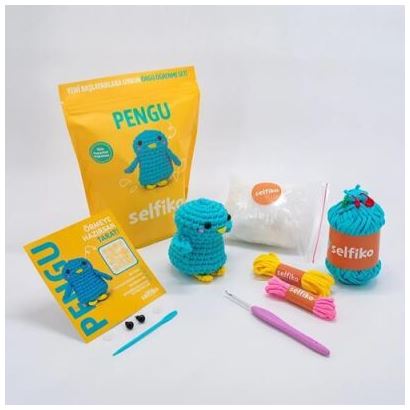 Pengu - Örgü İpi Seti