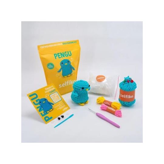 Pengu - Örgü İpi Seti