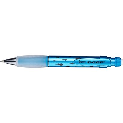 Serve Deep Versatil Kalem 0.7 Desenli Metalik Renkler Mavı Sımsek