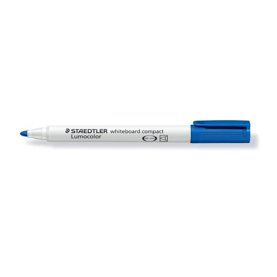 Staedtler Lumocolor Compact Beyaz Tahta Kalemi Mavi