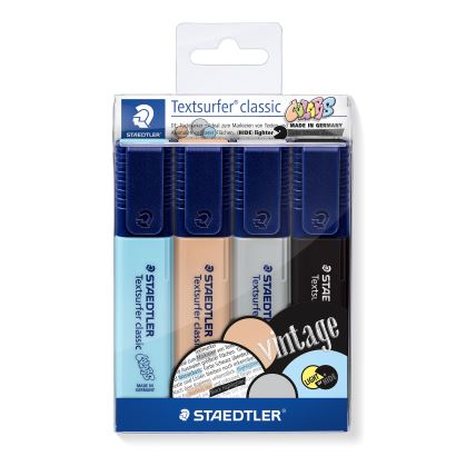 Staedtler Textsurfer Classıc Pastel Fosforlu Kalem 4'lü Set Vintage