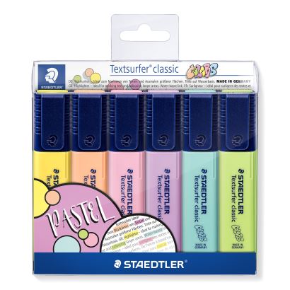 Staedtler Textsurfer Classıc Pastel Fosforlu Kalem 6'lı Set Pastel