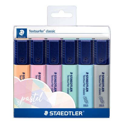 Staedtler Textsurfer Classıc Pastel Fosforlu Kalem 6'lı Set Soft