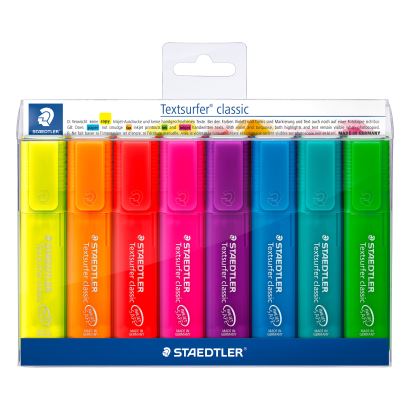 Staedtler Textsurfer Classic Fosforlu Kalem 8'li Transparan Set