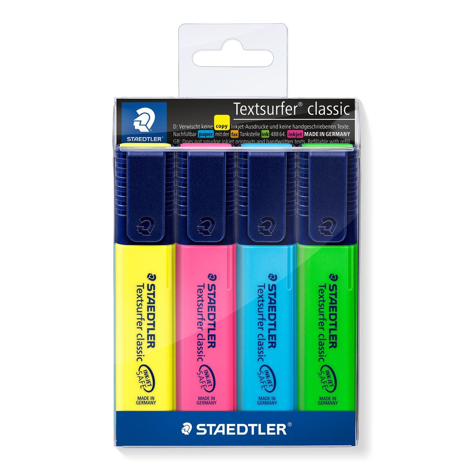 Staedtler Textsurfer Classic Fosforlu Kalem 4'lü Set | Deniz Shop