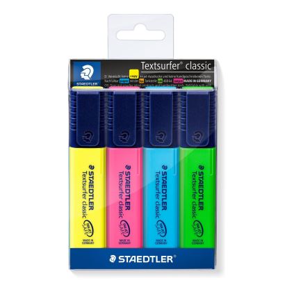 Staedtler Textsurfer Classic Fosforlu Kalem 4'lü Set