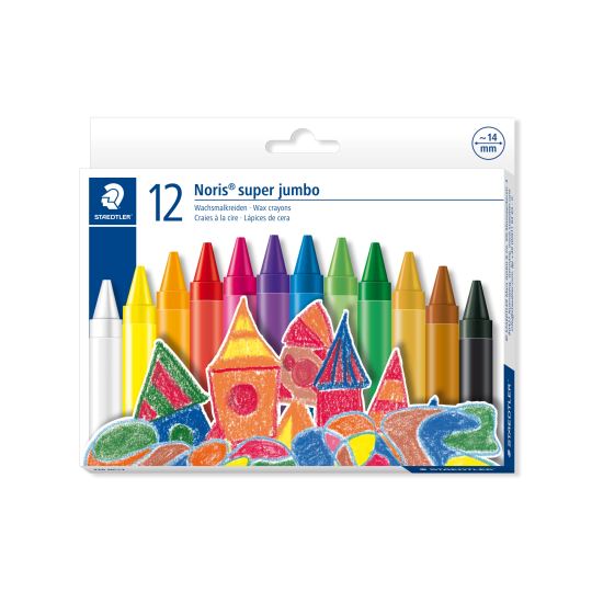 Staedtler Noris Super Jumbo Yağlı Krayon 12 Renk