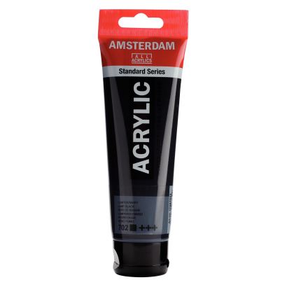 Talens  Amsterdam Akrilik Boya 120 ml Lamp Blac