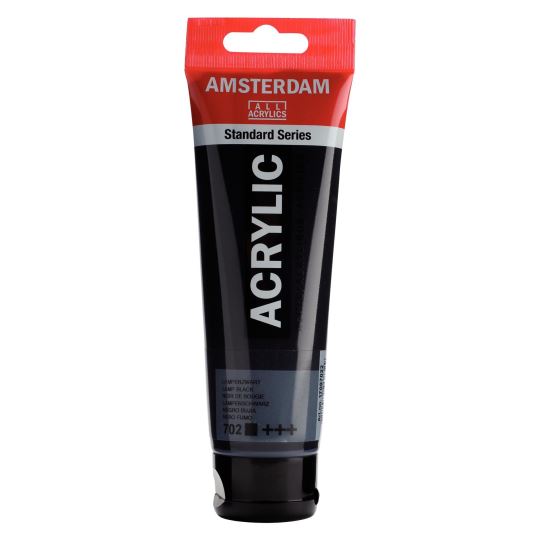 Talens  Amsterdam Akrilik Boya 120 ml Lamp Blac