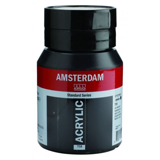 Amsterdam Akrilik Boya 600ml Siyah