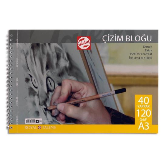 Talens Çizim Bloğu 40 Yaprak 120gr  A3