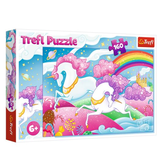 Trefl Galloping Unicorns, Trefl 160 Parça Puzzle