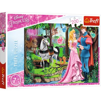 Trefl Meeting in The Forest / Disney Princess 200 Parça Puzzle