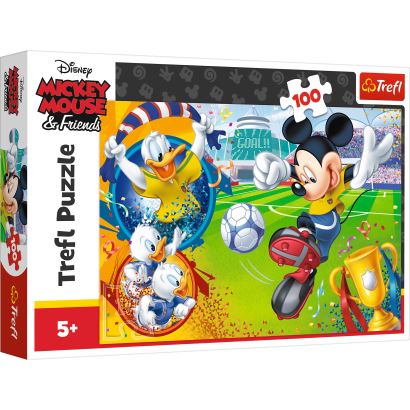 Trefl Mickey Mouse On The Field / Disney Standart Characters 100 Parça Puzzle