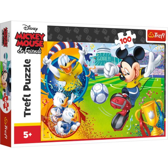 Trefl Mickey Mouse On The Field / Disney Standart Characters 100 Parça Puzzle