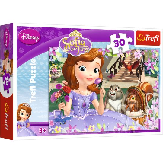 Trefl Roses / Disney Sofia The First 30 Parça Puzzle