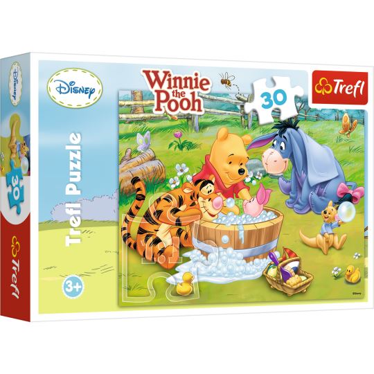Trefl Piglet is Taking A Bath / Disney Winnie The Pooh 30 Parça Puzzle