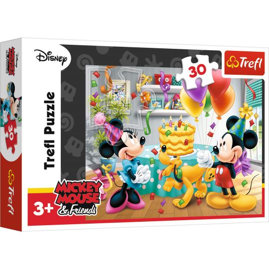Trefl Birthday Cake / Disney Standard Characters 30 Parça Puzzle