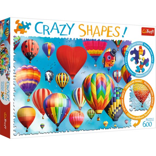 Trefl Colourful 600 Parça Crazy Shapes Puzzle