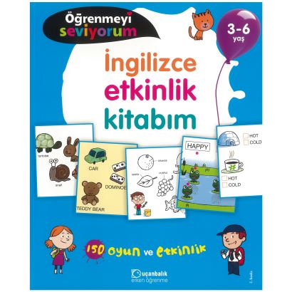 Çizerek Öğreniyorum - İnglizce Etkinlik Kitabım 3-6 Yaş