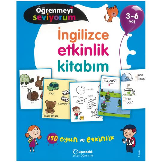 Çizerek Öğreniyorum - İnglizce Etkinlik Kitabım 3-6 Yaş