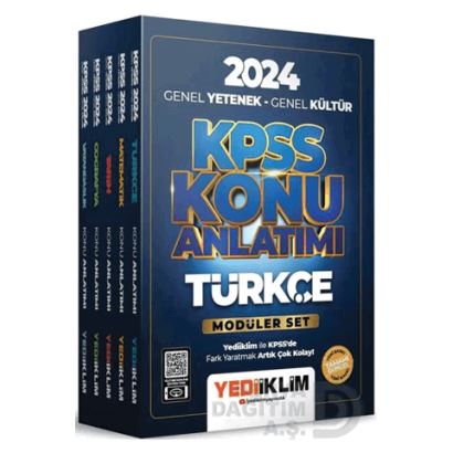 Yediiklim / Kpss 2024 Gy - Gk Modüler Set Konu Anlatımı