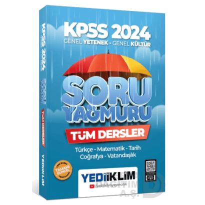 Yediiklim / Kpss 2024 Gy - Gk Tüm Dersler Soru Yağmuru