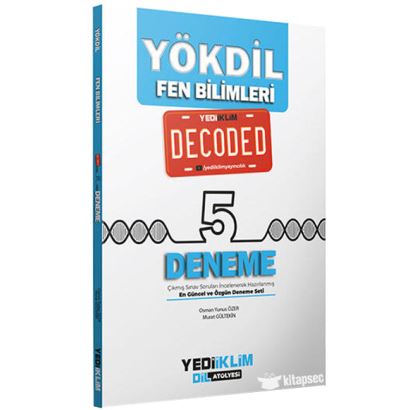Yediiklim /   Yökdil Decoded Fen Bilimleri 5 Deneme